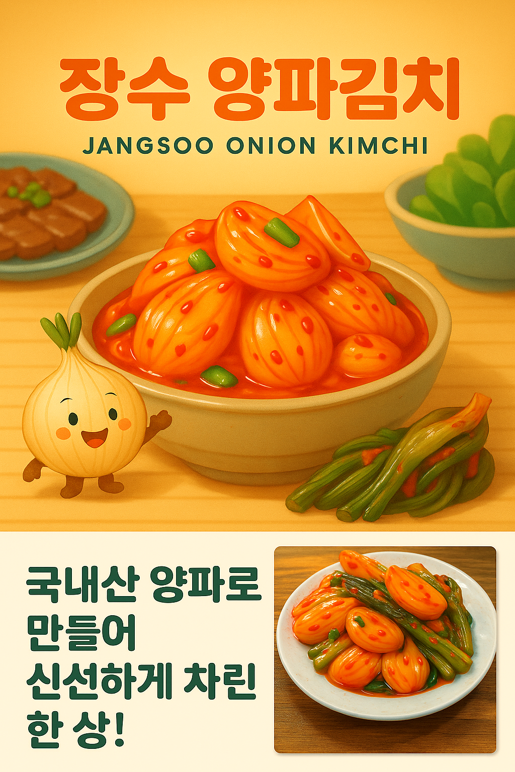 장수양파김치 (매운맛)